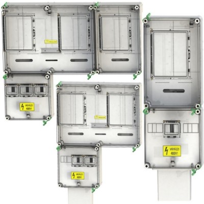 CSATÁRI PLAST fogyasztásmérő szekrények felületre szerelhető
