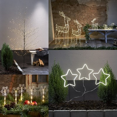 STAR TRADING karácsonyi világító dekorációk kültérre