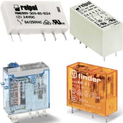 Nyák/dugaszolható relék