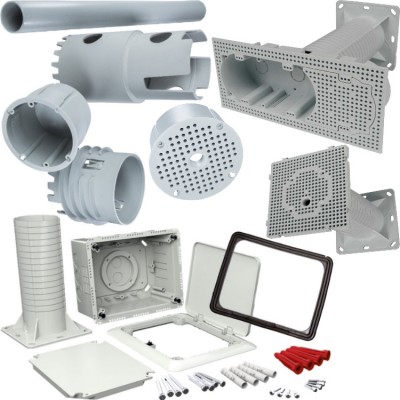 Hőszigetelésbe szerelés.