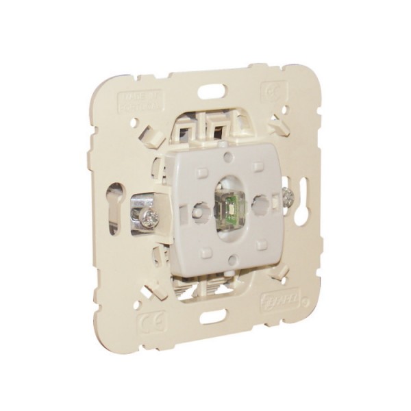 Kapcsoló s 1p+LED jelzőfényes hidegfehér