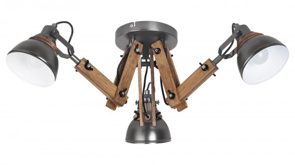 Mennyezeti lámpa E14 15Wx3 bükk AKSEL