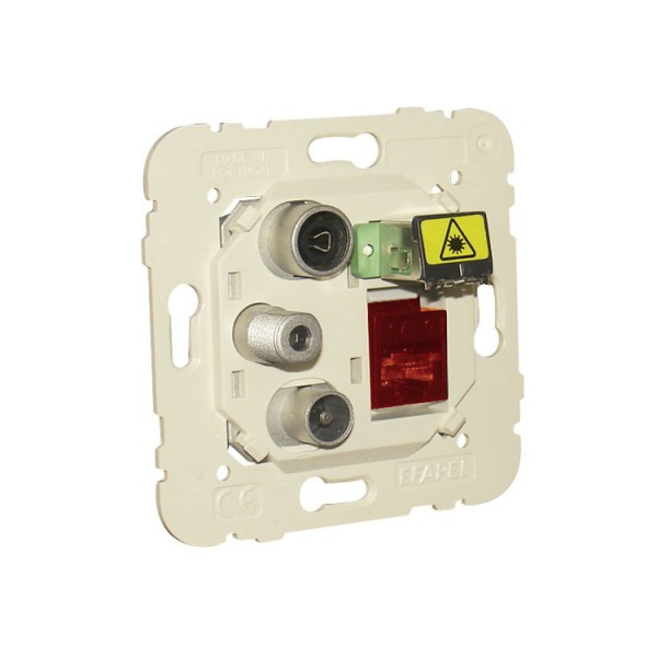 Multimédia aljzat R-TV-SAT-RJ45 végpont