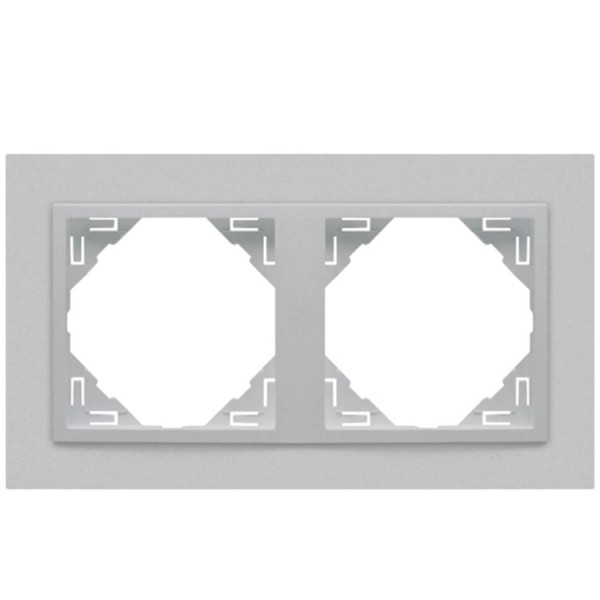 Keret 2-es u aluminium/aluminium