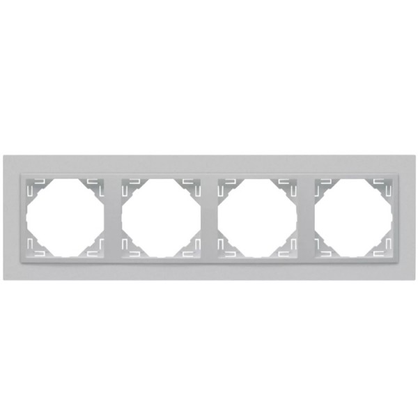 Keret 4-es u aluminium/aluminium