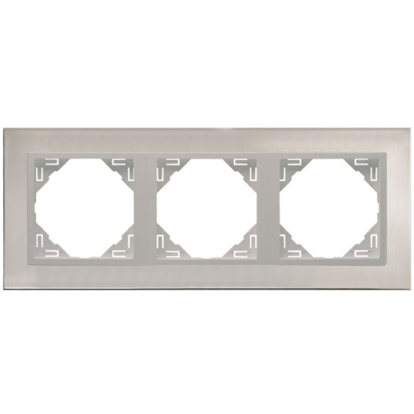 Keret 3-as u aluminium/inox