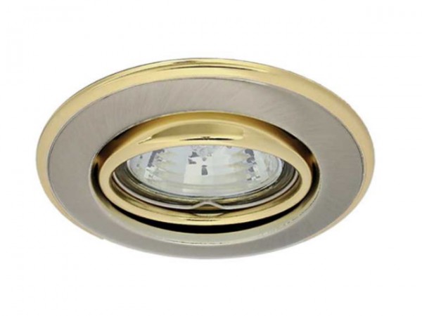 Dekorációs keret matt nikkel/arany HORN