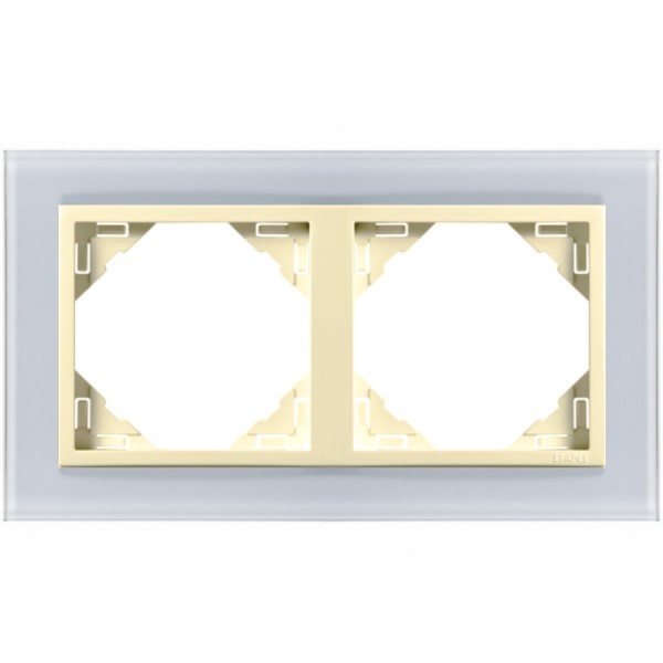 Keret 2-es u gyöngyház/üveg