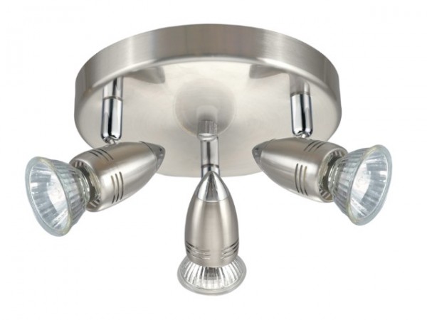 Lámpatest GU10 3Wx3 matt króm MAG