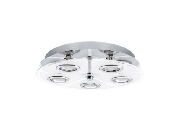 Lámpatest GU10 5Wx5 króm CABO LED