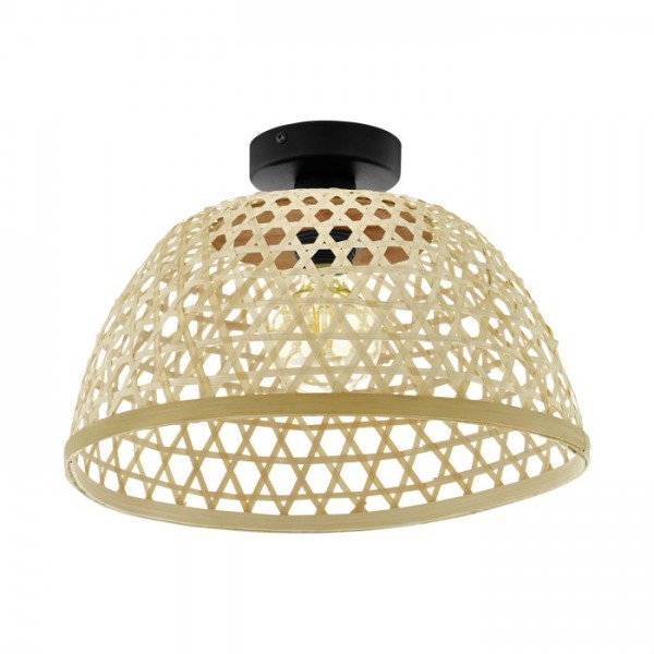 Mennyezeti lámpa E27 40W fekete CLAVERDO