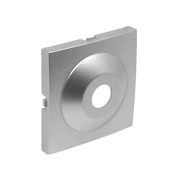 Fedlap kulcsos kapcsolóra ezüst