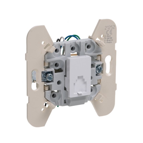 Dugalj s RJ11 telefon fehér