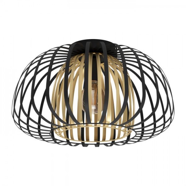 Mennyezeti lámpa E27 40W fekete ENCINITO