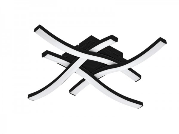 Lámpatest LED 16W fekete CABEZAS 1