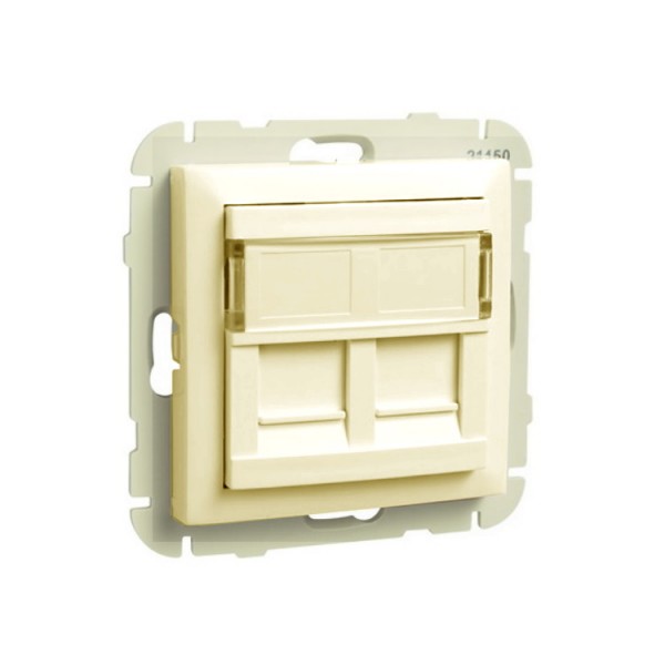 Dugalj s 2xRJ45 gyöngy +(2x219xx)