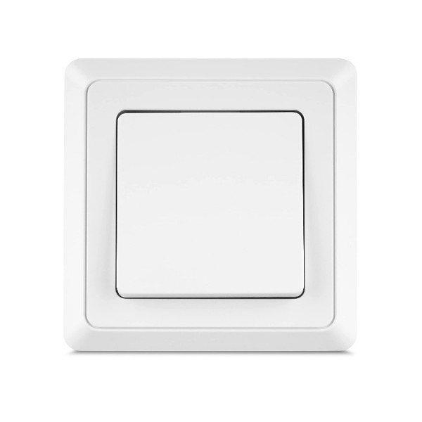 Kapcsoló s váltó fehér+keret