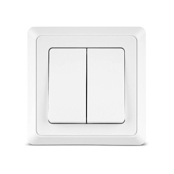 Kapcsoló s csillár fehér+keret