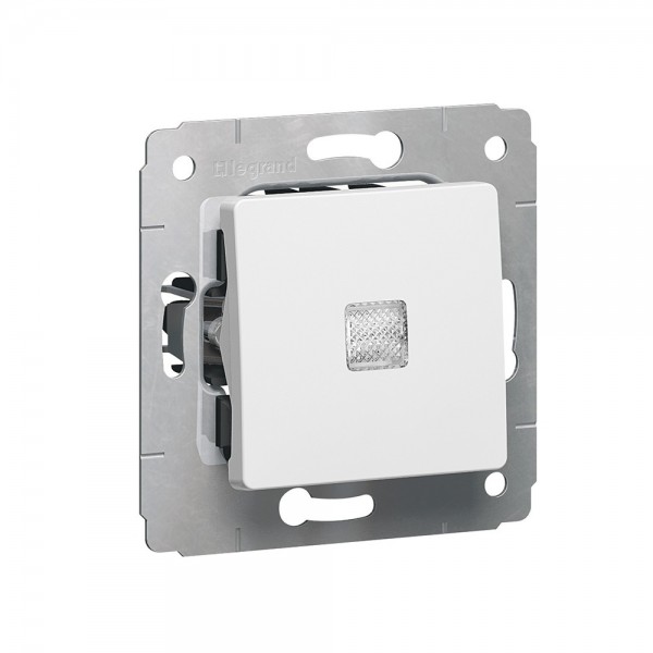 Kapcsoló s váltó fehér+glim