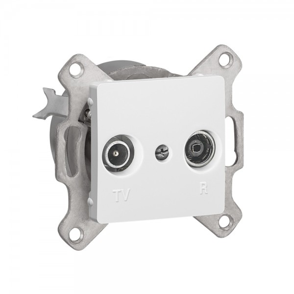 Dugalj s TV-RD végzáró 10dB fehér