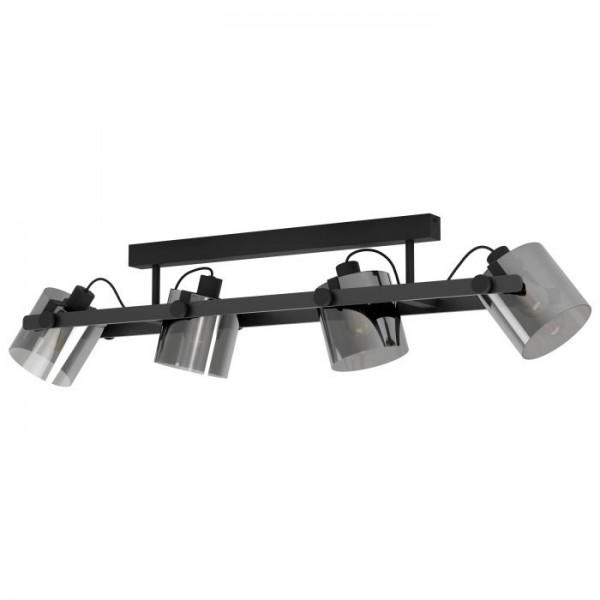 Mennyezeti lámpa E27 40Wx4 fekete HORNWO