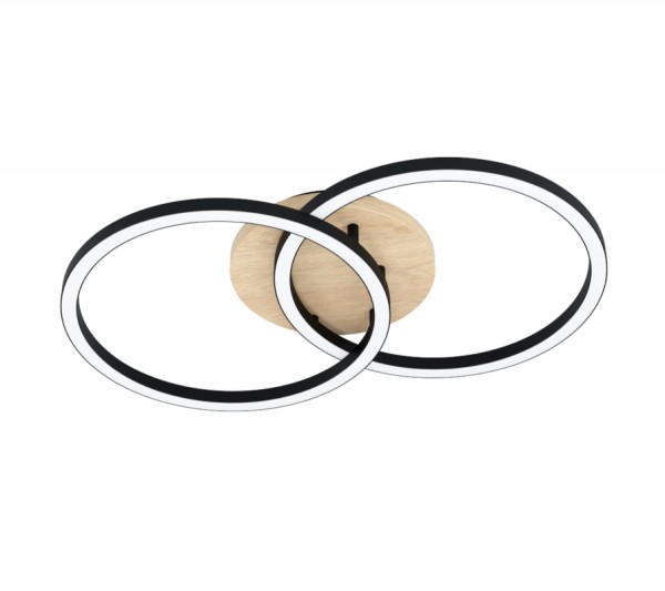 Lámpatest LED 32W fekete LOMALTAS-Z CCT