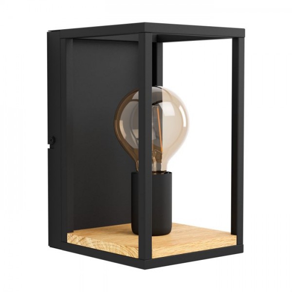 Fali lámpa E27 40W fekete LIBERTAD