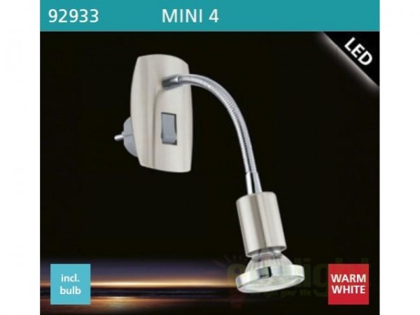 Falikar GU10 2,5W króm MINI4 konnektorba