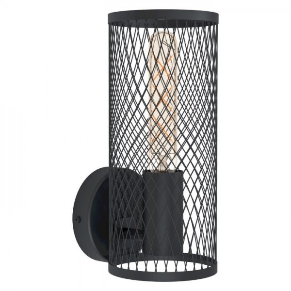 Fali lámpa E27 40W fekete REDCLIFFE