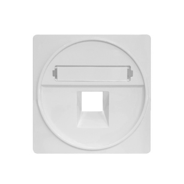 Fedlap telefon RJ11/RJ45 fehér