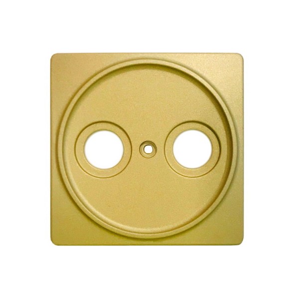 Antenna csatlakozó fedlap TV-RD arany