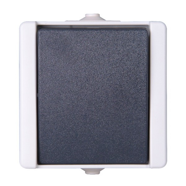 Kapcsoló fk váltó szürke IP44