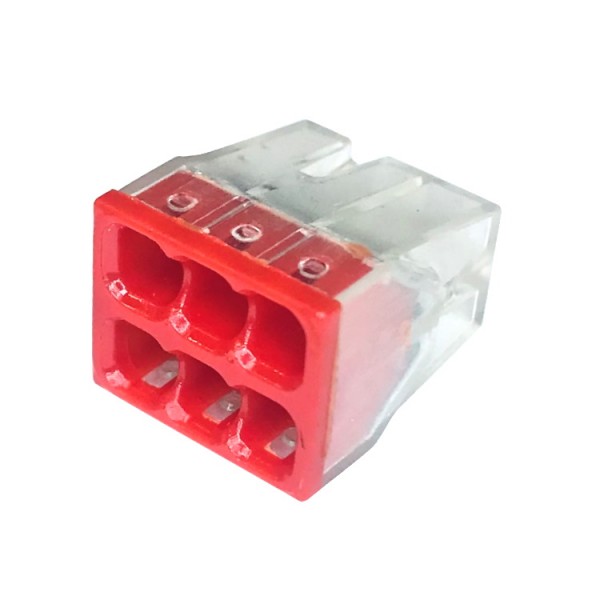 Rugós vezetékösszekötő 6Tx0,5-2,5 24A