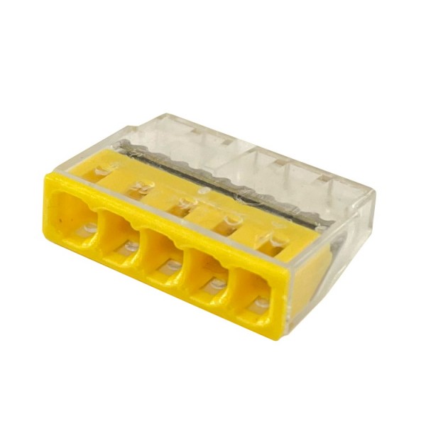 Rugós vezetékösszekötő 5Tx0,5-2,5 24A