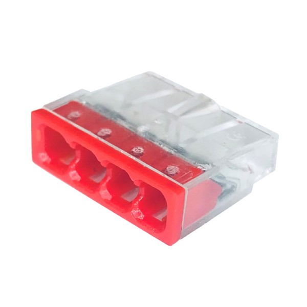 Rugós vezetékösszekötő 4Tx0,5-2,5 24A