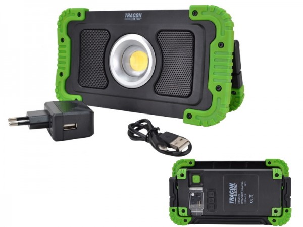 Fényvető LED-es 10W CW akkumulátoros+han