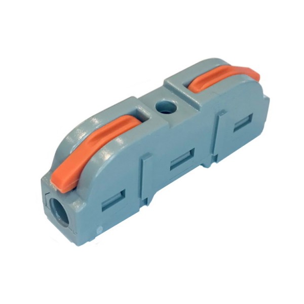 Rugós vezetékösszekötő 2x1S nyitható 32A