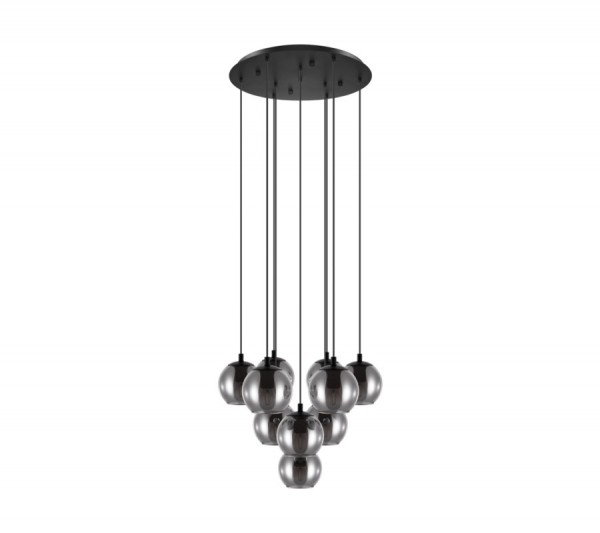 Függeszték E27 40Wx10 fekete ARISCANI