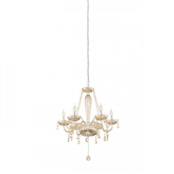 Csillár E14 40Wx6 konyak BASILANO