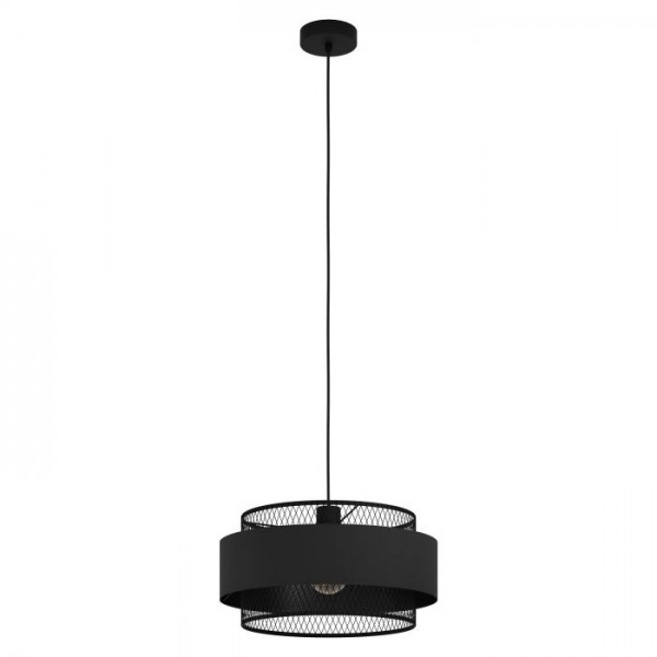 Függeszték E27 40W fekete BAZELY