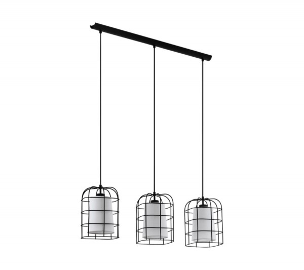 Függeszték E27 28Wx3 fekete BITTAMS