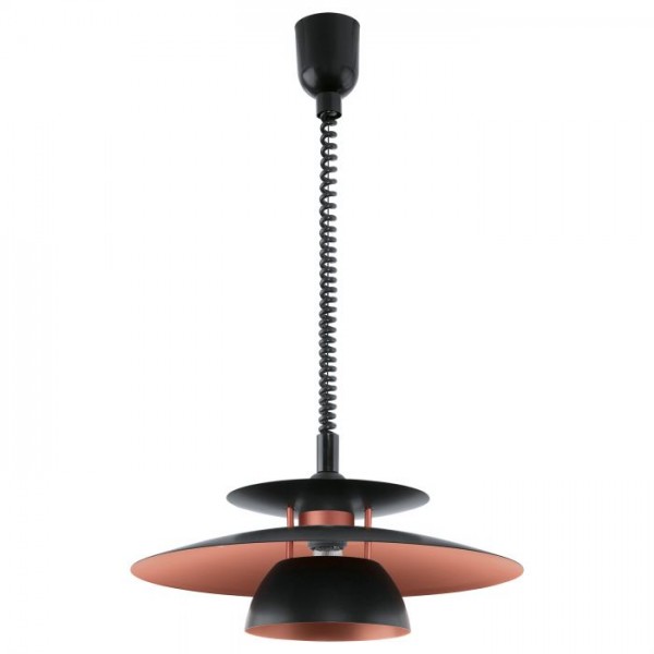 Függeszték E27 60W fekete BRENDA