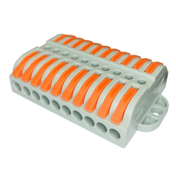 Rugós vezetékösszekötő 10x2S nyitható 32