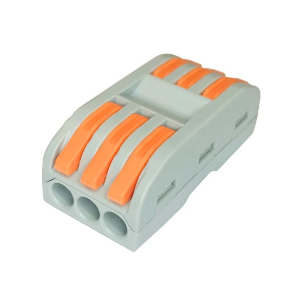 Rugós vezetékösszekötő 3x2S nyitható 32A