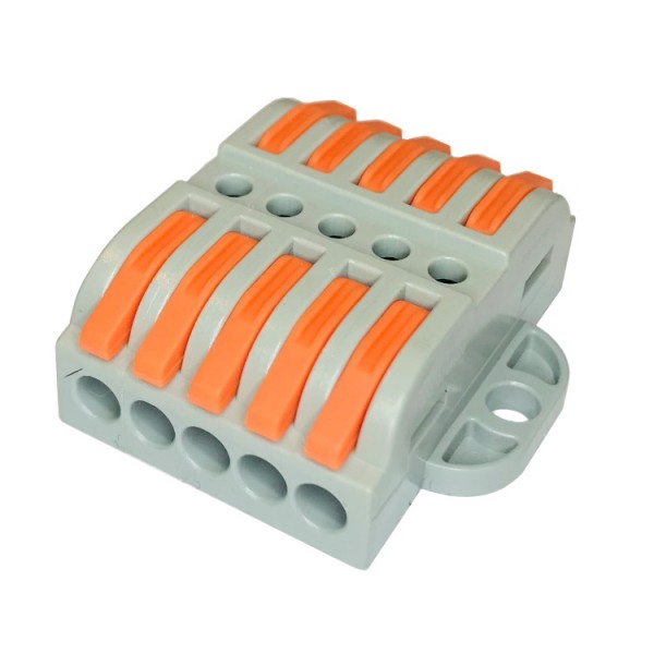 Rugós vezetékösszekötő 5x2S nyitható 32A