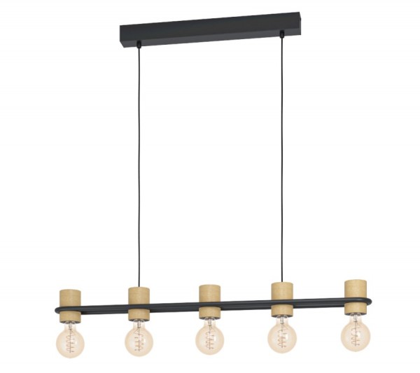 Függeszték E27 40Wx5 barna CHIEVELEY