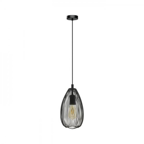 Függeszték E27 60W fekete CLEVEDON