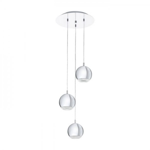 Függeszték GU10 3,3Wx3 króm CONESSA