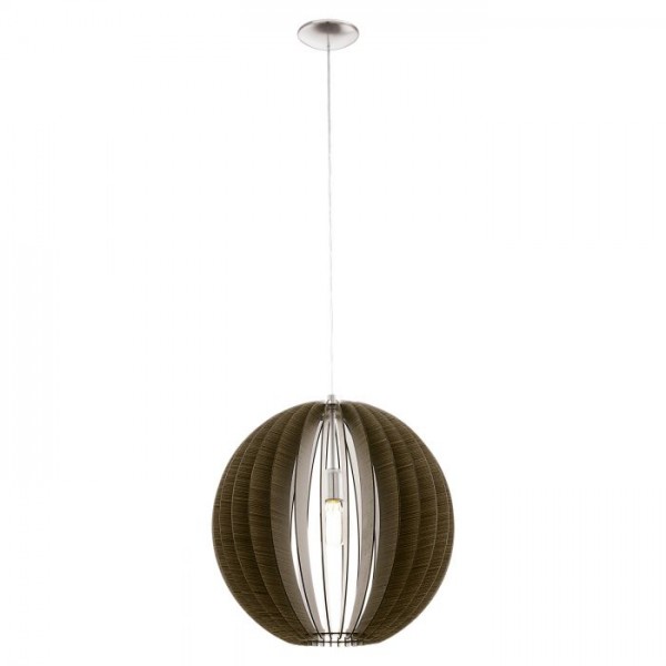 Függeszték E27 60W sötétbarna COSSANO