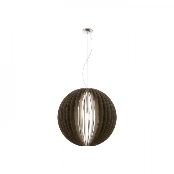 Függeszték E27 60W sötétbarna COSSANO